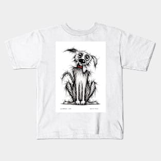 Slobbery dog Kids T-Shirt